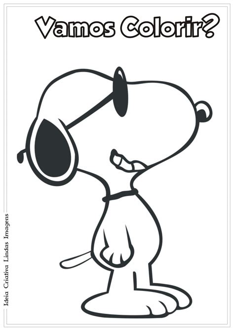 Snoopy Para Colorir Coloring City