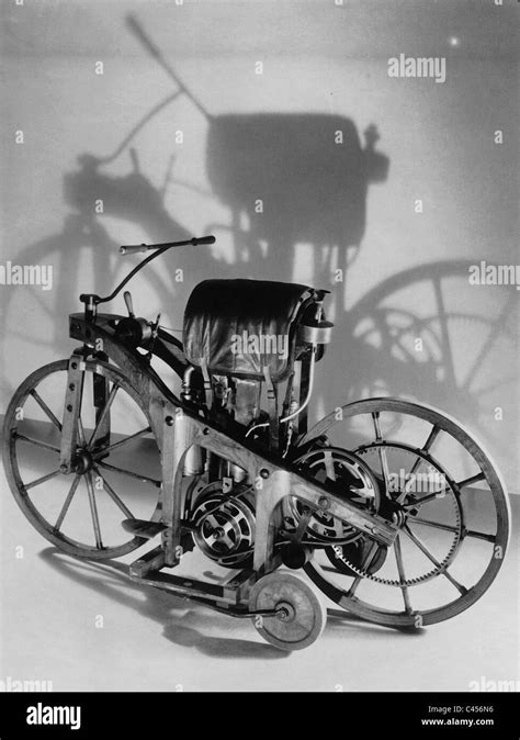 Daimler Motorcycle From 1885 Stock Photo Alamy