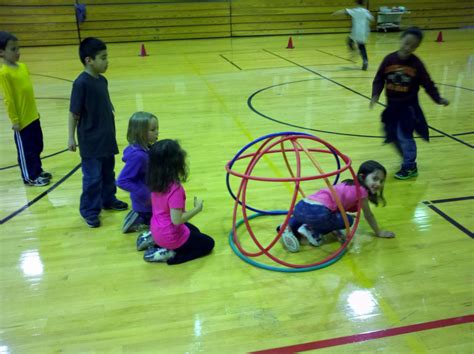 Mr. Lau's Physical Education Class: Cooperative games and activities