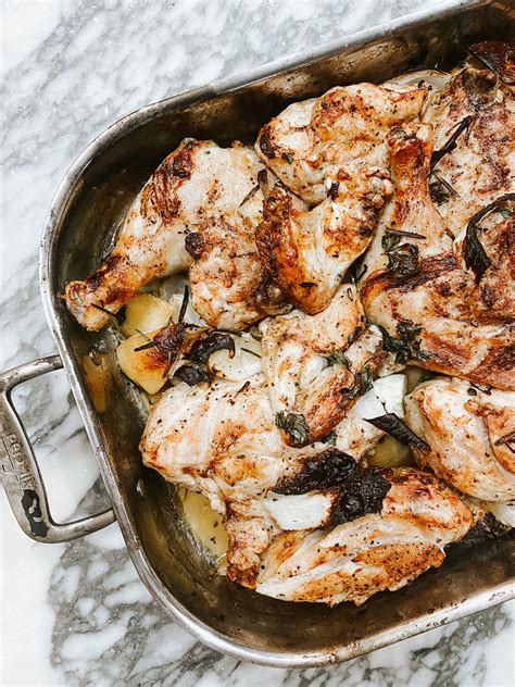 If this were my recipe, i'd call it spicy chicken farfalle. Lemon + Garlic Fire Roasted Chicken | Living With Landyn