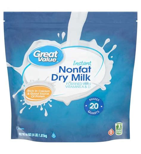 Great Value Instant Nonfat Dry Milk 64 Oz