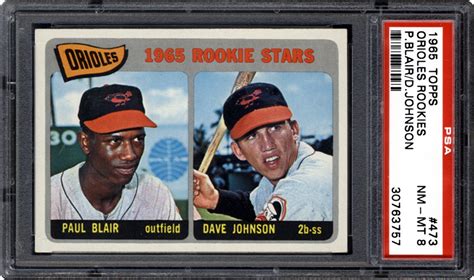 1965 Topps Orioles Rookies Paul Blairdave Johnson Psa Cardfacts®