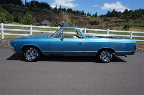 Ff ~ marina blue ss396 sport coupe. 1967 Chevelle El Camino Factory Marina Blue V8 w/overdrive ...