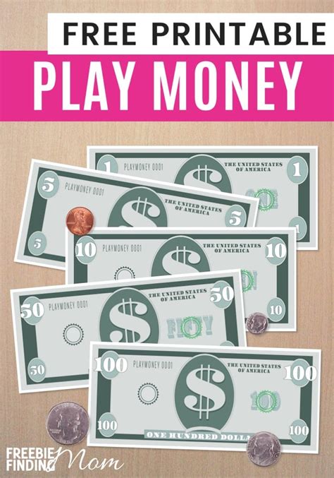 Despite what your 8th grade english teacher might have told you, you can yep, you read that right. FREE Printable Play Money Template