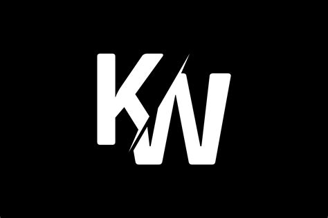 Monogram Kw Logo Design Graphic By Greenlines Studios · Creative Fabrica
