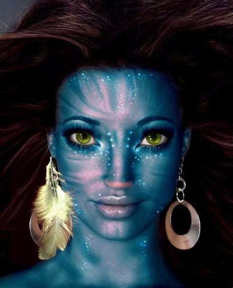 Avatar Arte Em Maquiagem Maquiagem Carnaval Pintura De Rosto