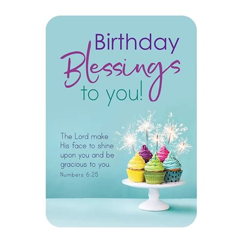 Verse Card Birthday Blessings To You 2