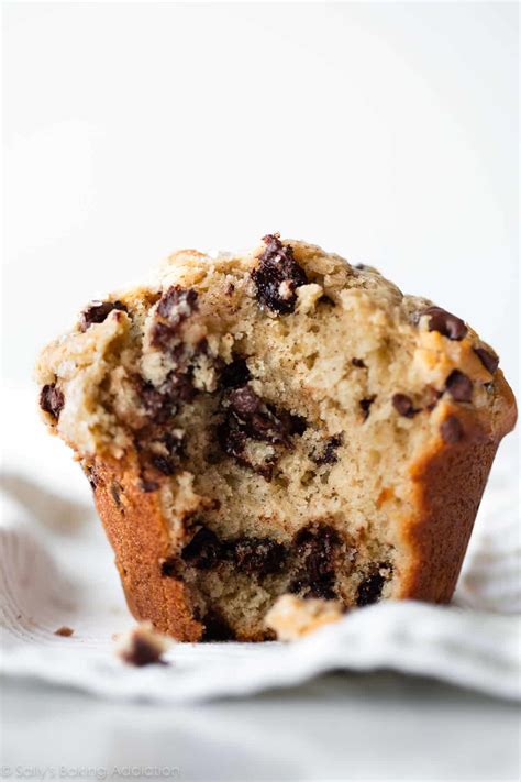 Bakery Style Chocolate Chip Muffins Sallys Baking Addiction