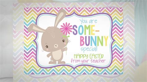 Cute Bunny Teacher Postcards Youtube