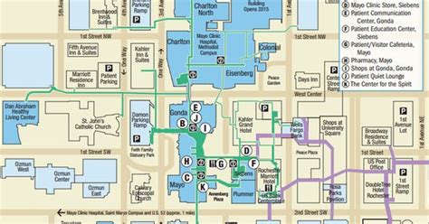 Mayo Clinic Rochester Campus Map