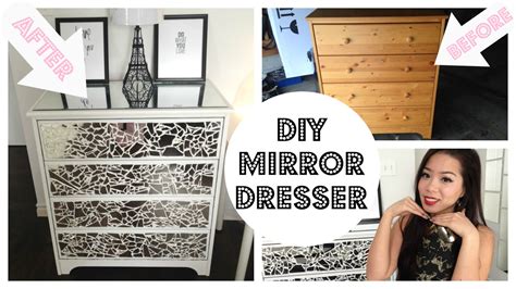 Diy Mirror Dresser Youtube
