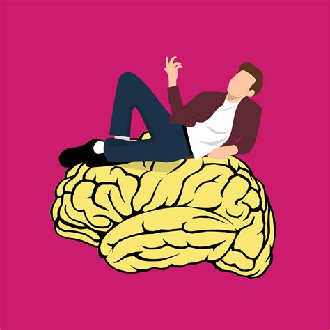 Free Images Mindset Idea Man Think Laying Brain Icon Mind