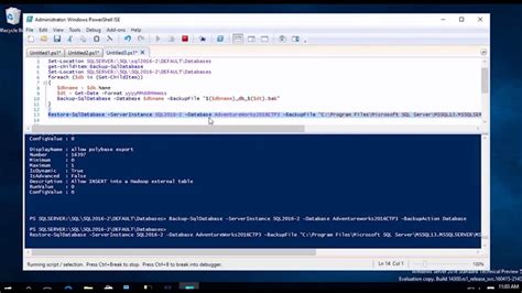 Managing Sql Server With Powershell Part The Tasks Youtube