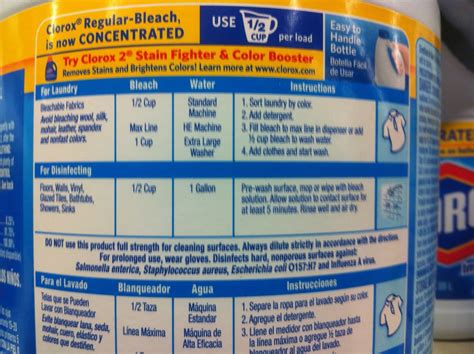 Free delivery and returns on ebay plus items for plus members. 15 Unique Warning Label On Clorox Bleach