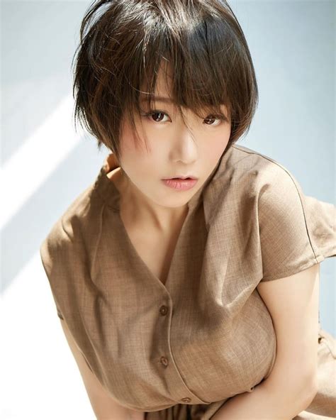 Shibuya Kaho Highres Photo Medium 1girl Asian Breasts Brown Eyes Brown Hair Japanese