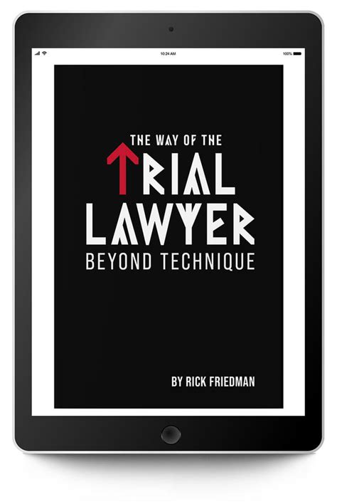 The Way Of The Trial Lawyer