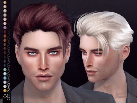 Anto Sims Hair Sims 4 Hair Male Hairstyle