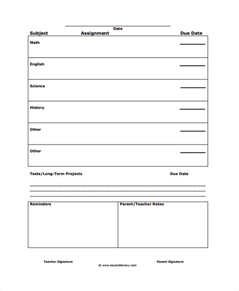 Free 9 Sample Assignment Sheet Templates In Pdf 46d