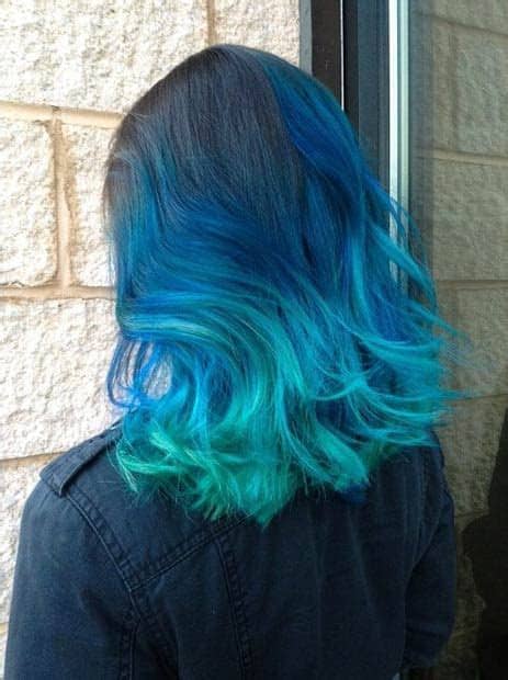 The hair on your head origins stay dark colored even though the remainder of hair turns out to be less heavy. 41 Bold and Beautiful Blue Ombre Hair Color Ideas | Page 2 ...