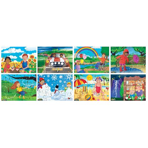 All Kinds Of Weather Jigsaws Puzzles And Games From Early Years Resources Uk