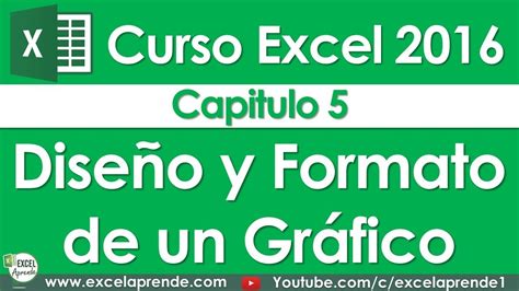 Curso Excel 2016 Capitulo 5 Diseño Y Formato De Un Gráfico Excel