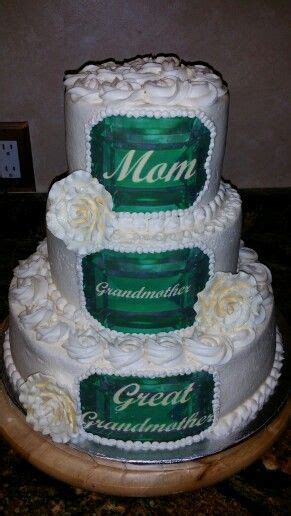 I have so much fun making cakes. 75th Birthday Cake 3 flavors with buttercream icing … | 75 ...