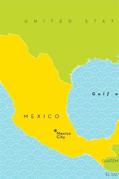 Mexico Major Cities Map Free Sample Example And Format Templates