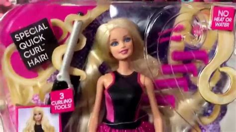 Barbie Endless Curls Doll And Hair Curling Styling Kit And Accessories Toy Set Toy Review Youtube