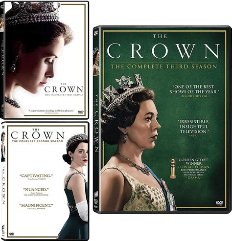 The Crown Season 12 And 3 Complete Season 1 3 Dvd Uk Dvd