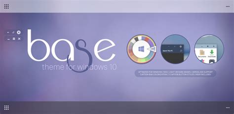 Тема Base для Windows 1011