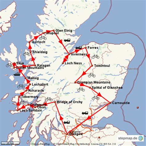 Durch einen klick auf das kartensymbol gelangst du zur interaktiven schottland karte. Schottland Rundreise Karte | hanzeontwerpfabriek