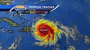 Radar: Hurricane Maria over Caribbean - YouTube