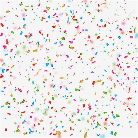 Color Confetti Vector Hd Png Images Colored Confetti Background Free