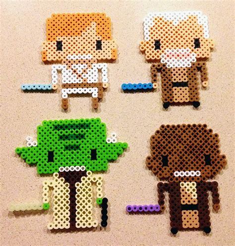 Star Wars Characters Perler Beads By Lunasrealm Hama Beads Perler Bead