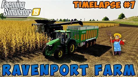 Farming Simulator 19 Ravenport Farm Timelapse 07 Plowing Field