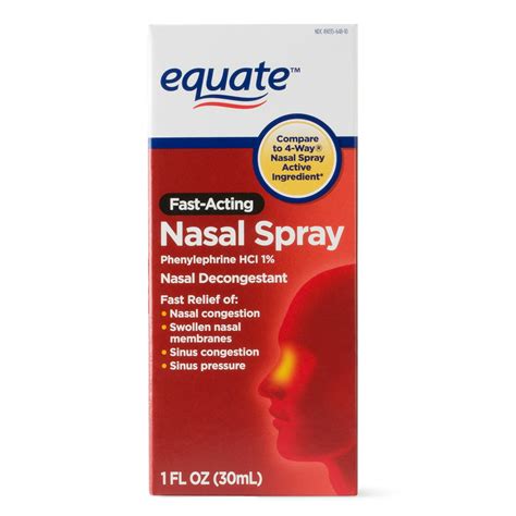 Equate Fast Acting Nasal Spray 1 Fl Oz