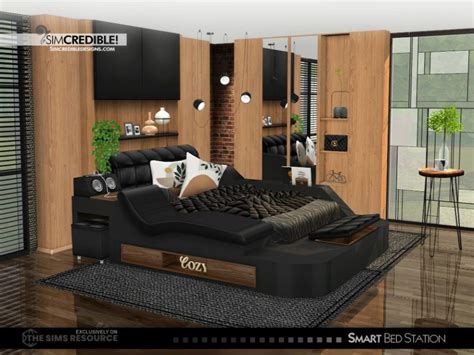 Smart Bed Station By Simcredible Liquid Sims
