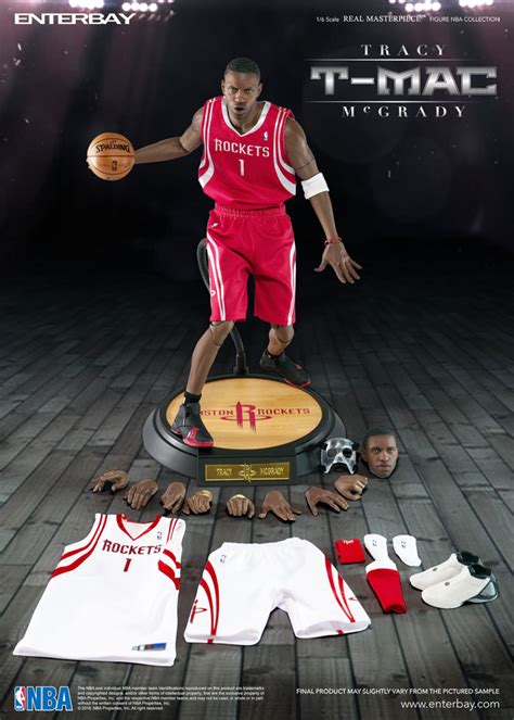 Tracy Mcgrady Nba Real Masterpiece Sixth Scale Figure By Enterbay