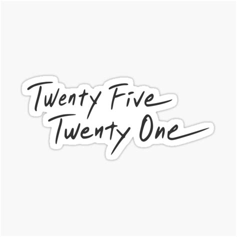 Kdrama Twenty Five Twenty One Title Logo Sticker For Sale By