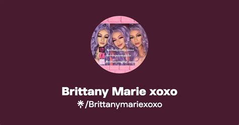 Brittany Marie Xoxo Instagram Tiktok Linktree