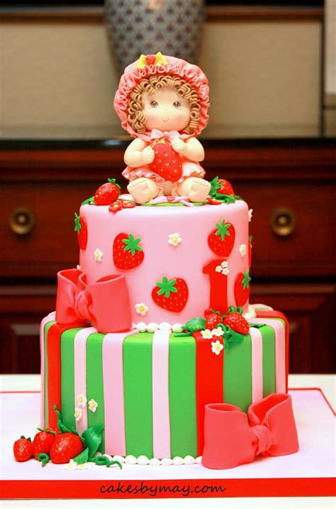Strawberry Shortcake 1st Birthday Decorated Cake By Cakesdecor