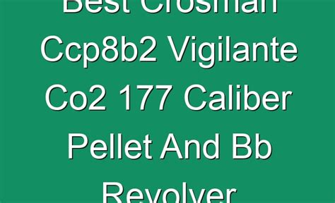 Best Crosman Ccp B Vigilante Co Caliber Pellet And Bb Revolver