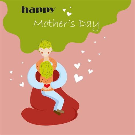 Premium Vector Mothers Day Greeting Card Kopia