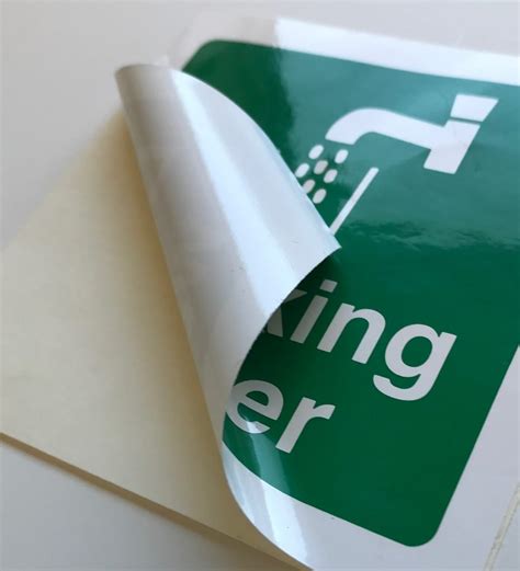 Self Adhesive Signs Linden Signs And Print