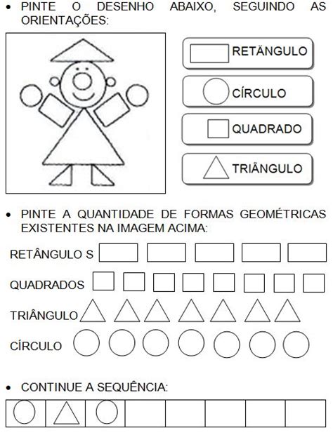 Atividade De Matematica Geometria Plana Educação