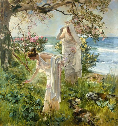 Greek Girls On The Shore Painting By Joaquin Sorolla Y Bastida Pixels