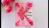 Beautiful Handmade Birthday Card idea -DIY GREETING cards for birthday ...