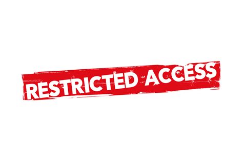 restricted access png