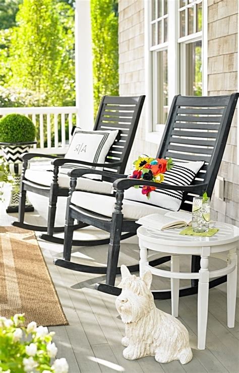 White front porch rockers spindles. 2020 Latest Rocking Chairs for Front Porch