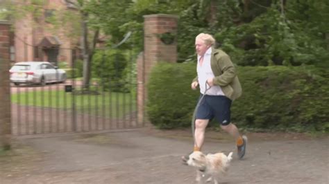 Boris Johnson Seen Jogging As Covid Inquiry Deadline Looms
